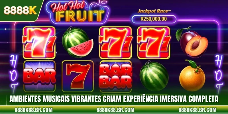 Ambientes musicais vibrantes criam experiência imersiva completa