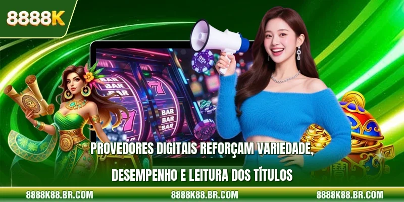 Provedores digitais reforçam variedade, desempenho e leitura dos títulos